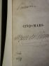 VIGNY : Cinq-Mars ou une conjuration sous Louis XIII - Autographe - Edition-Originale.com