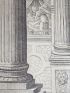 Angelus in somnis alia discedere terra Iussit, ad herodis nec remeare domum. (Math. 2.12). Gravure originale du XVIIe siècle - Prima edizione - Edition-Originale.com