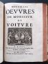 VOITURE : Les oeuvres de Monsieur de Voiture [Ensemble] Les nouvelles oeuvres de Monsieur de Voiture - Edition-Originale.com