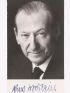 WALDHEIM : Portrait photographique signé de Kurt Waldheim - Autographe, Edition Originale - Edition-Originale.com