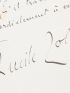 ZOLA : Lettre autographe datée et signée adressée au magnat de la presse Arthur Meyer à qui il recommande Louis de Robert  
