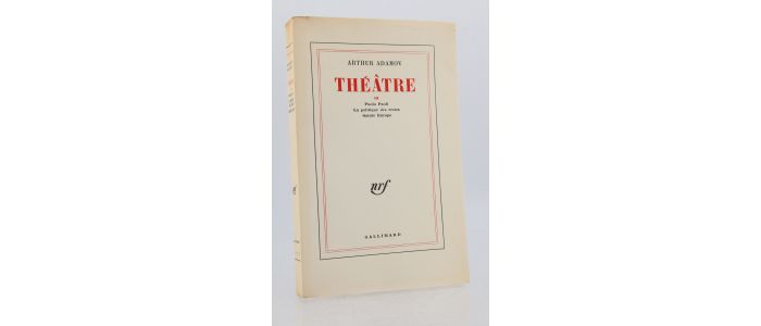 ADAMOV : Théâtre III - Erste Ausgabe - Edition-Originale.com