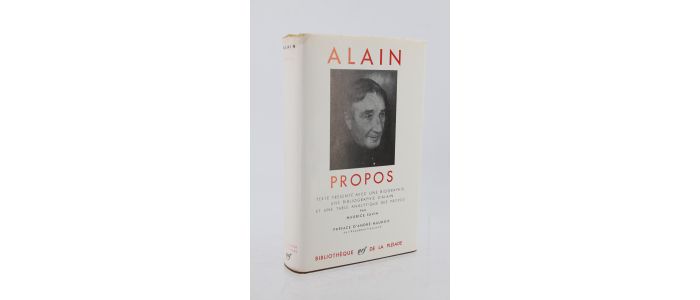 ALAIN : Propos - Prima edizione - Edition-Originale.com