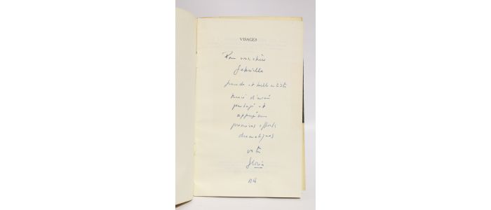 ALCORTA : Visages - Signed book, First edition - Edition-Originale.com
