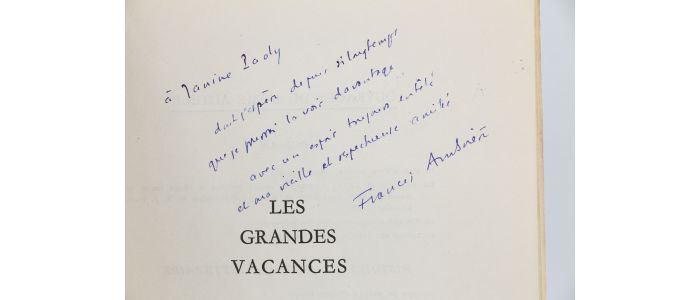 AMBRIERE : Les grandes Vacances 1939-1945 - Signed book, First edition - Edition-Originale.com