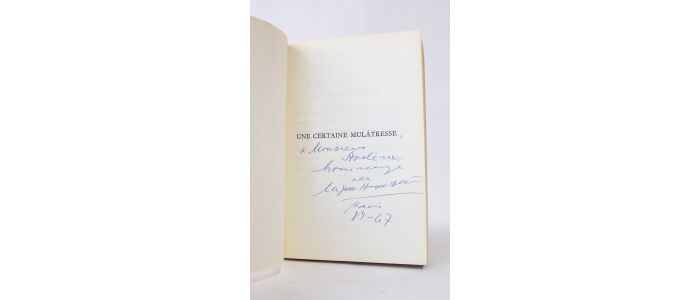 ASTURIAS : Une certaine mulâtresse - Autographe, Edition Originale - Edition-Originale.com