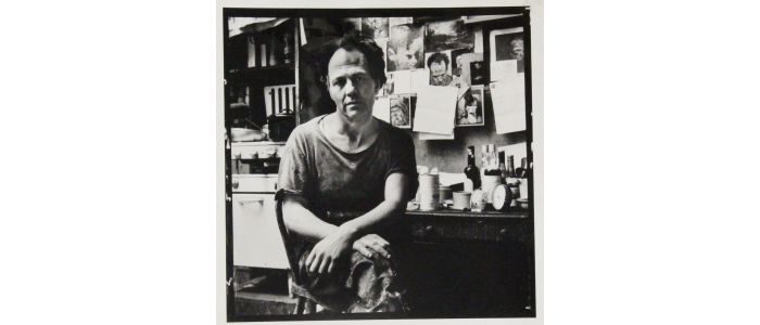 AUERBACH : Portrait de Frank Auerbach. Photographie Originale de l'artiste - Edition Originale - Edition-Originale.com