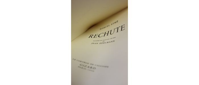 AYME : Rechute - Edition Originale - Edition-Originale.com