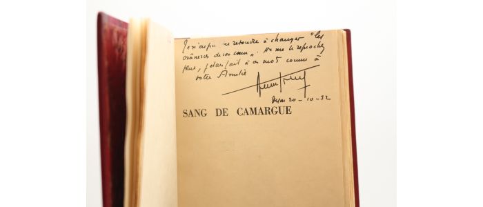BARBIER : Sang de Camargue - First edition - Edition-Originale.com