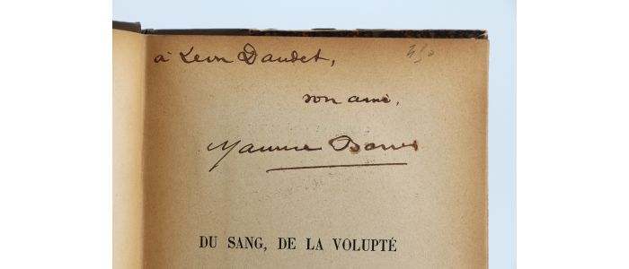 BARRES : Du sang, de la volupté et de la mort - Autographe, Edition Originale - Edition-Originale.com