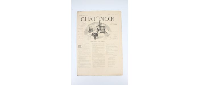 BAUDELAIRE : Chanson du scieur de long - In Le Chat noir N°238 de la cinquième année du samedi 31 Juillet 1886 - Edition Originale - Edition-Originale.com