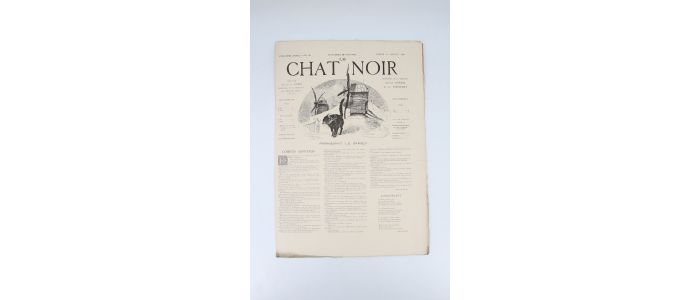 BAUDELAIRE : Chanson du scieur de long -  In Le Chat noir N°238 de la cinquième année du samedi 31 juillet 1886 - First edition - Edition-Originale.com