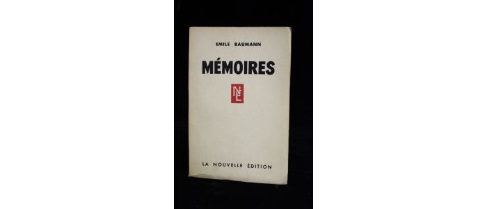 BAUMANN : Mémoires - First edition - Edition-Originale.com