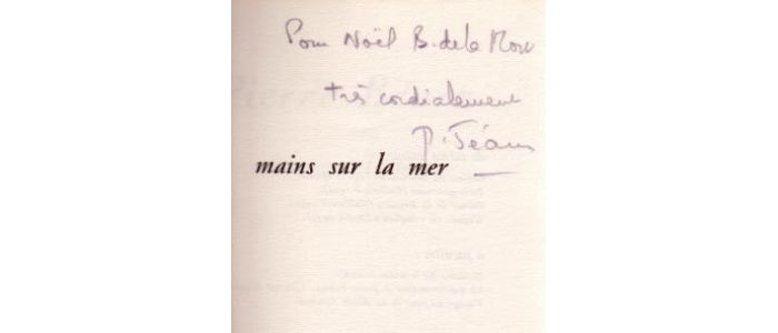 BEARN : Mains sur la mer - Autographe, Edition Originale - Edition-Originale.com