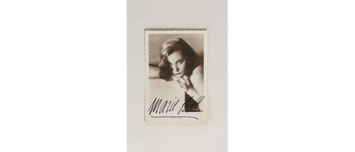 BELL : Carte postale photographique signée de Marie Bell - Signed book, First edition - Edition-Originale.com