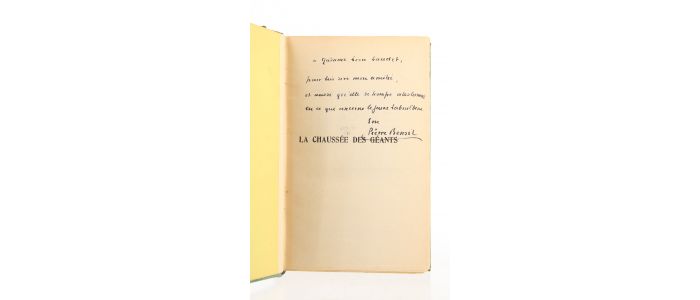 BENOIT : La chaussée des géants - Signiert, Erste Ausgabe - Edition-Originale.com