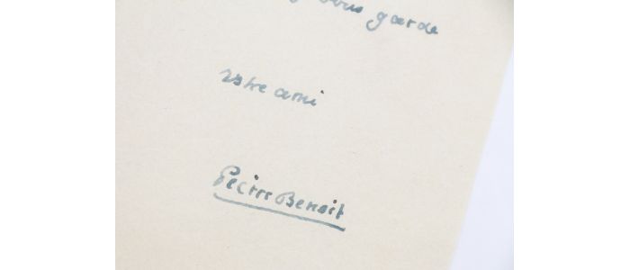 BENOIT : Lettre autographe signée à propos de son voyage en Orient et rédigée après son départ de Saïgon - Signiert, Erste Ausgabe - Edition-Originale.com