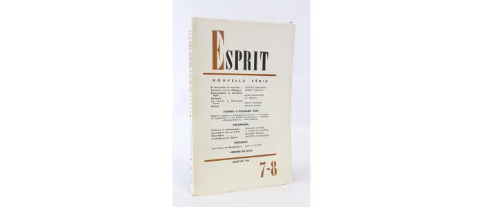 BERNANOS : Esprit. Nouvelle série N°351 de la 34ème année - Prima edizione - Edition-Originale.com