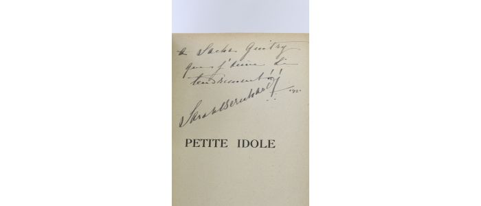 BERNHARDT : Petite idole - Autographe, Edition Originale - Edition-Originale.com
