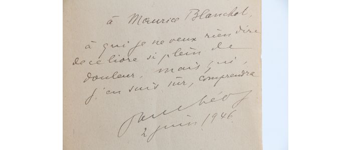 BLANCHOT : Le chemin de la mosquée - Libro autografato, Prima edizione - Edition-Originale.com