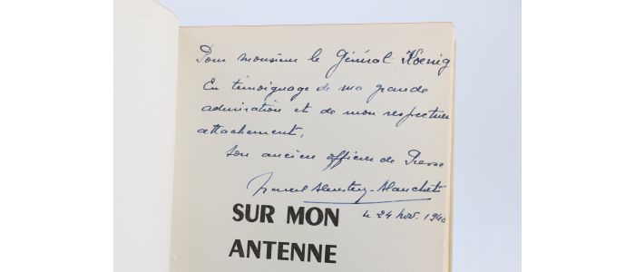 BLEUSTEIN-BLANCHET : Sur mon antenne - Souvenirs d'une radio libre - Libro autografato, Prima edizione - Edition-Originale.com
