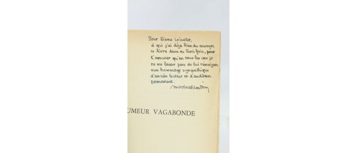 BLONDIN : L'humeur vagabonde - Signiert, Erste Ausgabe - Edition-Originale.com