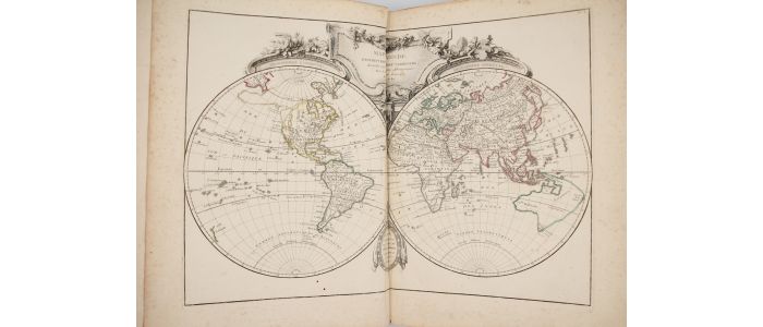 BONNE : Atlas moderne ou collection de cartes sur toutes les parties du  globe terrestre par plusieurs