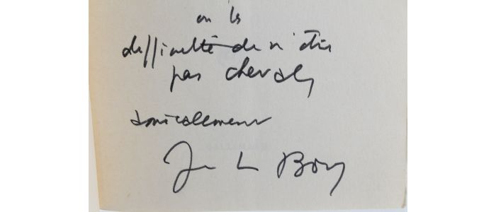 BORY : La peau des zèbres - Libro autografato, Prima edizione - Edition-Originale.com