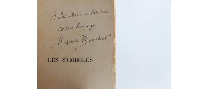 BOUCHOR : Les symboles - Libro autografato, Prima edizione - Edition-Originale.com
