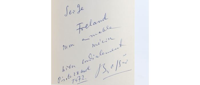 BRASSAÏ : Conversations avec Picasso - Autographe, Edition Originale - Edition-Originale.com