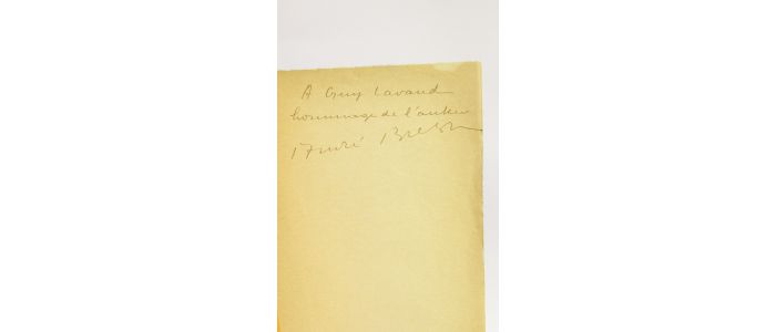 BRETON : Manifeste du surréalisme. Poisson soluble - Signed book, First edition - Edition-Originale.com