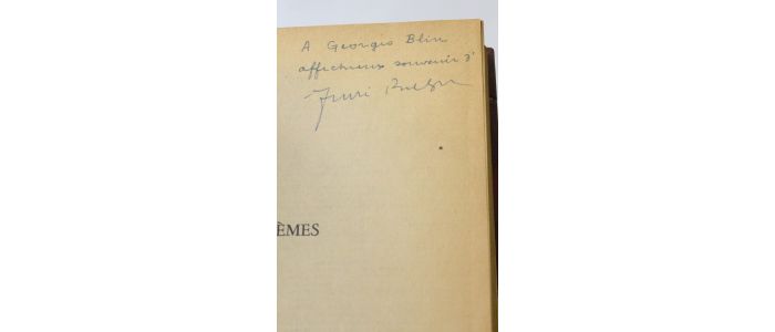BRETON : Poèmes - Signed book, First edition - Edition-Originale.com