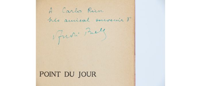 BRETON : Point du Jour - Signed book, First edition - Edition-Originale.com