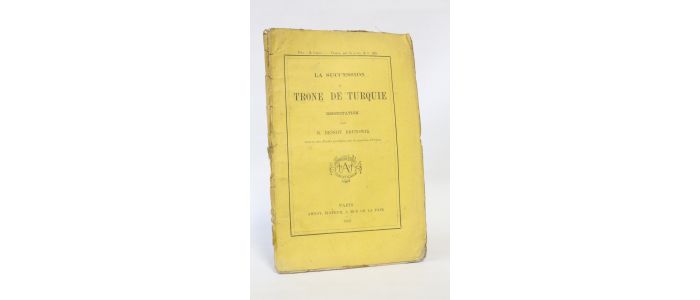 BRUNSWICK : La succession du trône de Turquie - First edition - Edition-Originale.com