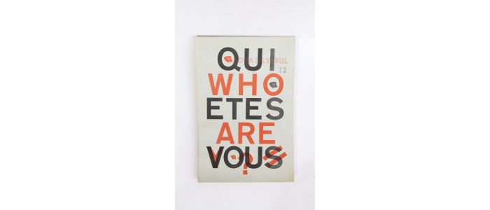 BURY : Qui êtes-vous ? Who are you ? - In Daily Buhl N°12 - First edition - Edition-Originale.com