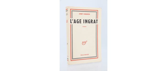 CABANIS : L'âge ingrat - Edition Originale - Edition-Originale.com