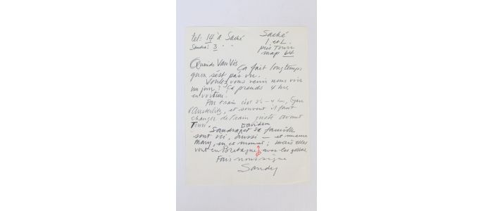 CALDER : Lettre autographe signée d'Alexander Calder à Juan Luis Buñuel - Signed book, First edition - Edition-Originale.com