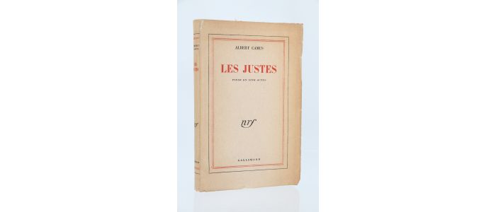 CAMUS : Les justes - Edition Originale - Edition-Originale.com