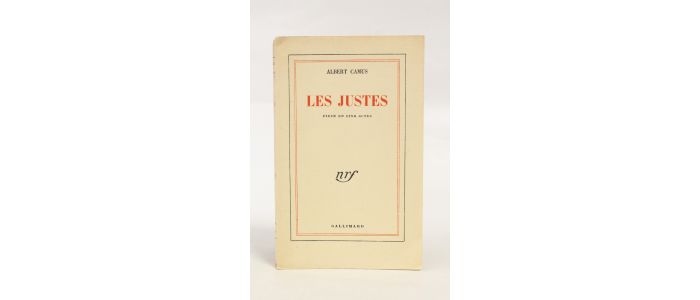 CAMUS : Les justes - Erste Ausgabe - Edition-Originale.com