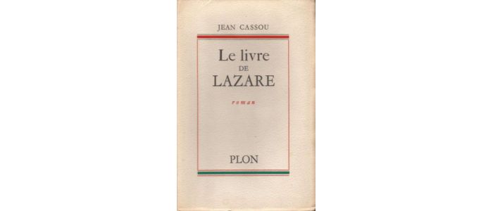 CASSOU : Le livre de Lazare - Erste Ausgabe - Edition-Originale.com