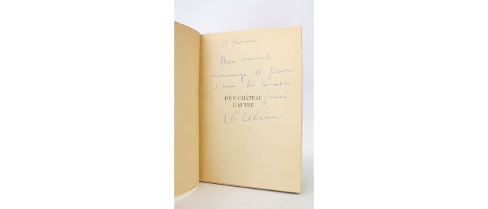 CELINE : D'un château l'autre - Signed book, First edition - Edition-Originale.com