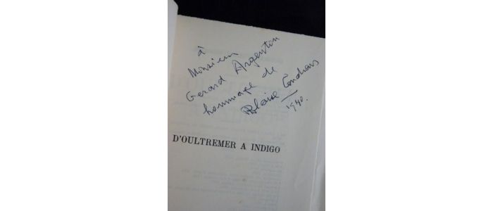 CENDRARS : D'oultremer à indigo - Signed book, First edition - Edition-Originale.com