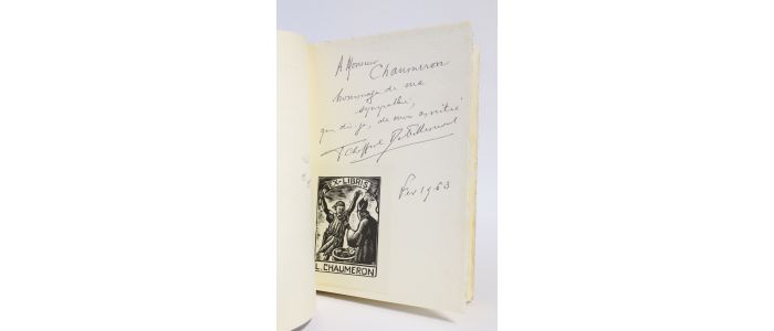 CHAFFIOL-DEBILLEMONT : Fenêtres sur mon jardin - Autographe, Edition Originale - Edition-Originale.com