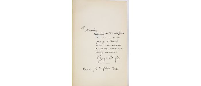 CHAPIRO : Der Arme Villon - Signed book, First edition - Edition-Originale.com