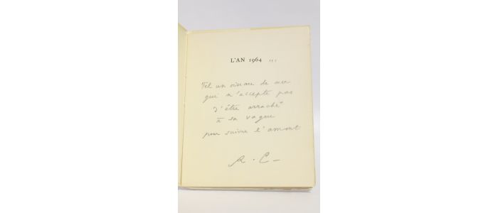 CHAR : L'an 1964 - Autographe, Edition Originale - Edition-Originale.com