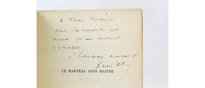 CHAR : Le marteau sans maître - Libro autografato, Prima edizione - Edition-Originale.com
