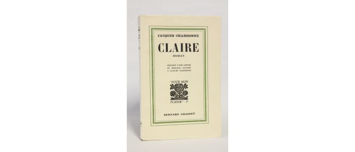 CHARDONNE : Claire - First edition - Edition-Originale.com
