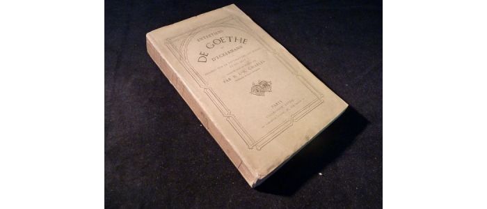 CHARLES : Entretiens de Goethe et d'Eckermann - Prima edizione - Edition-Originale.com