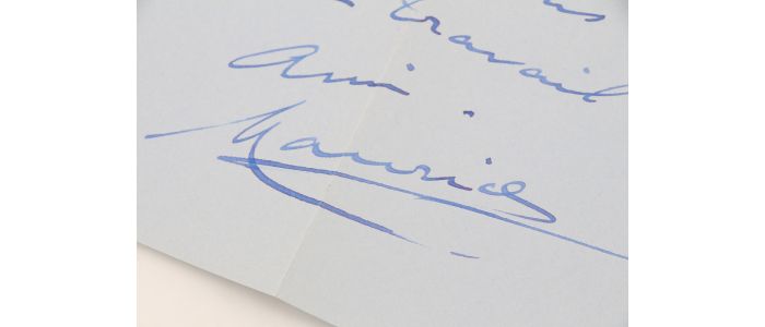 CHEVALIER : Lettre autographe signée adressée à Alice Rim lui présentant ses voeux pour l'année 1955 - Autographe, Edition Originale - Edition-Originale.com