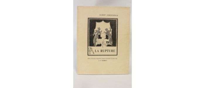 CHRISTOPHLE : La rupture - Erste Ausgabe - Edition-Originale.com
